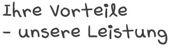 ihr vorteil